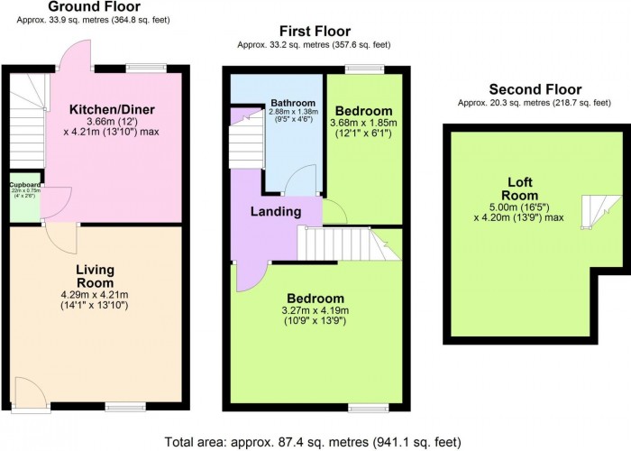 Floorplan for Cromwell Road, Prestwich, M25