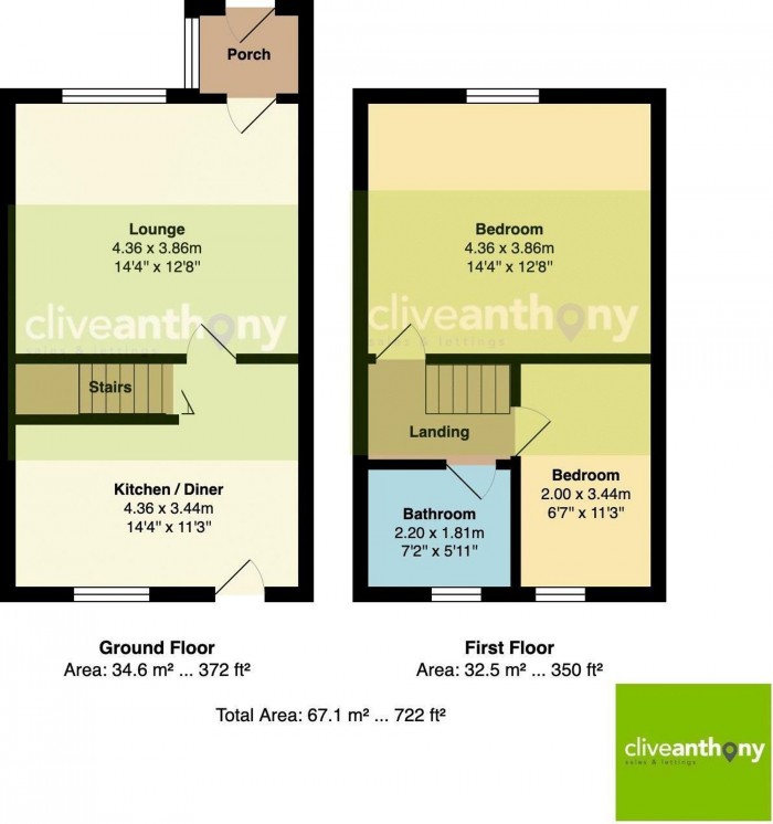 Floorplan for Livsey Street, Whitefield, M45