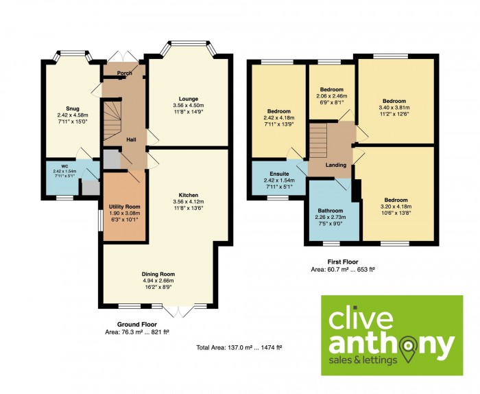 Floorplan for Polefield Road, Prestwich, M25
