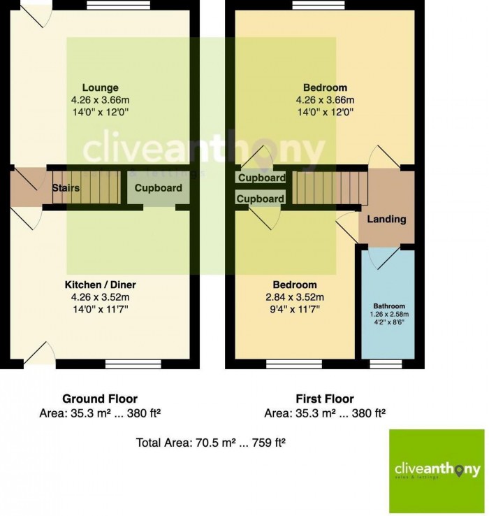 Floorplan for Dashwood Road, Prestwich, M25