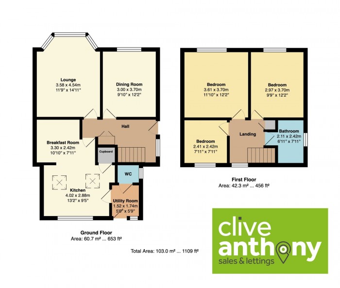 Floorplan for Polefield Road, Prestwich, M25