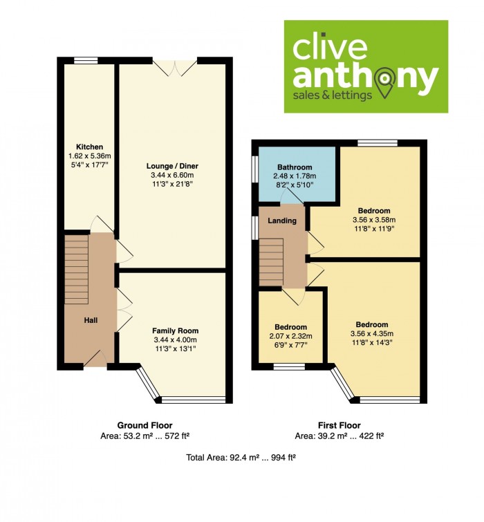 Floorplan for Maple Avenue, Whitefield, M45