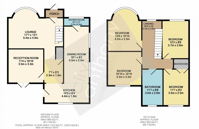 Floorplan for Mayfair Grove, Whitefield, M45