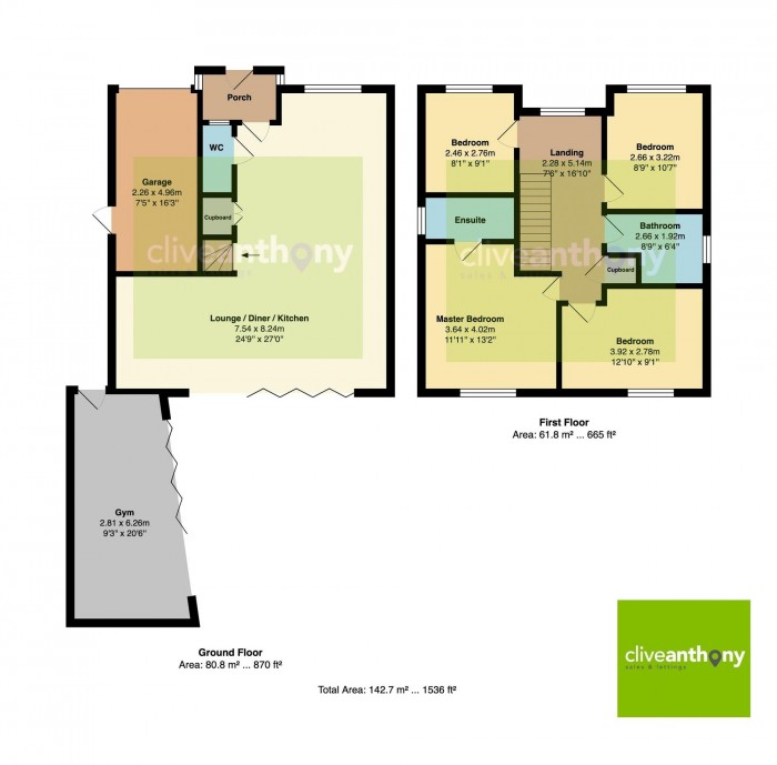 Floorplan for Little Green View, Middleton, M24