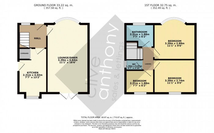Floorplan for Outwood Road, Radcliffe, M26