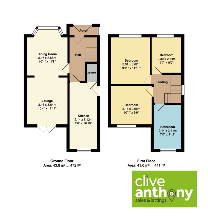 Floorplan for Fairway Road, Bury, BL9