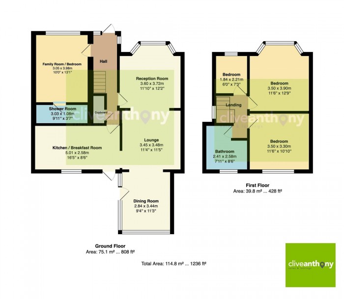 Floorplan for Beckley Avenue, Prestwich, M25