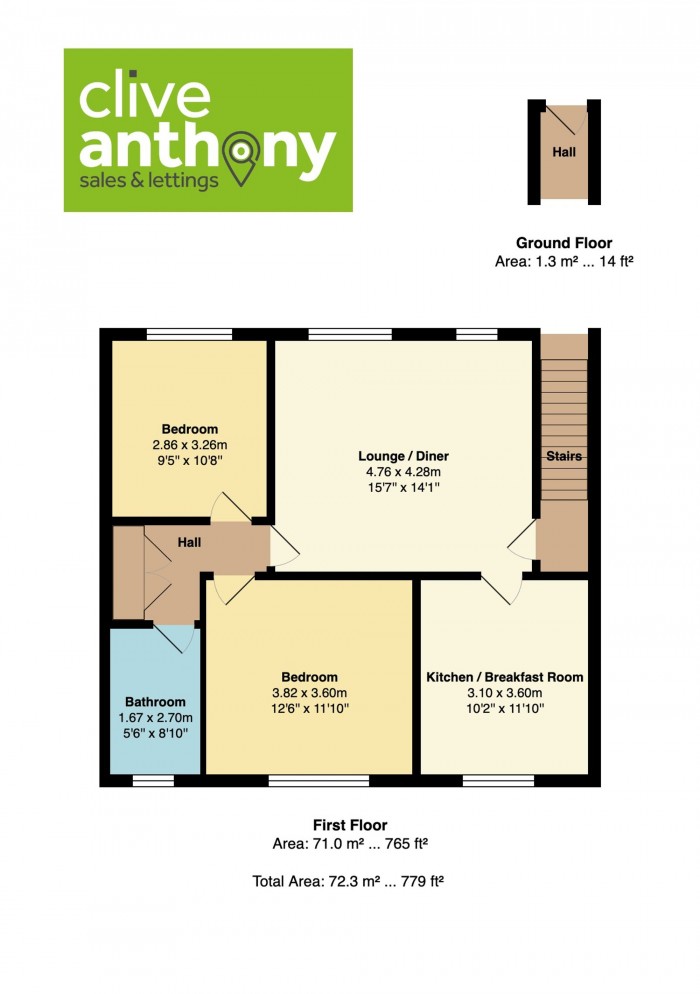 Floorplan for Hawkstone Avenue, Whitefield, M45