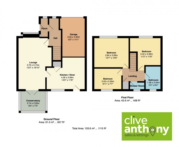 Floorplan for Derwent Avenue, Whitefield, M45
