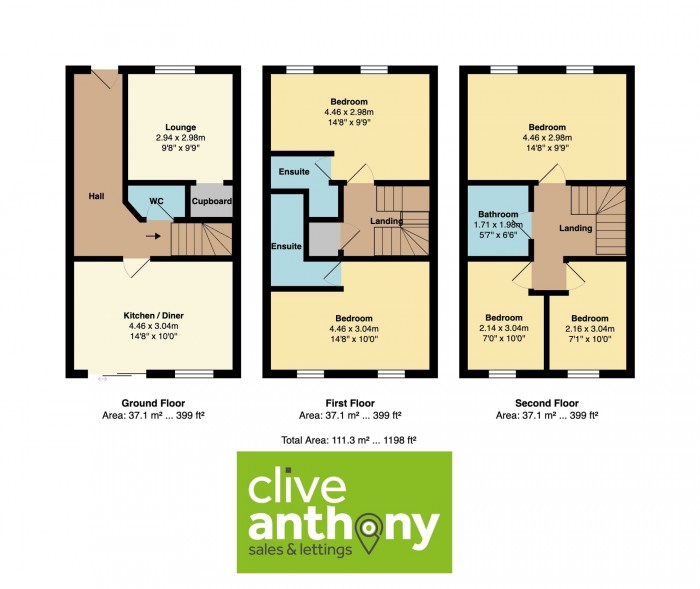 Floorplan for Saddlecote Close, Manchester, M8